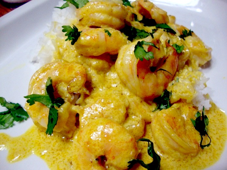 Coconut Milk Spicy Shrimp