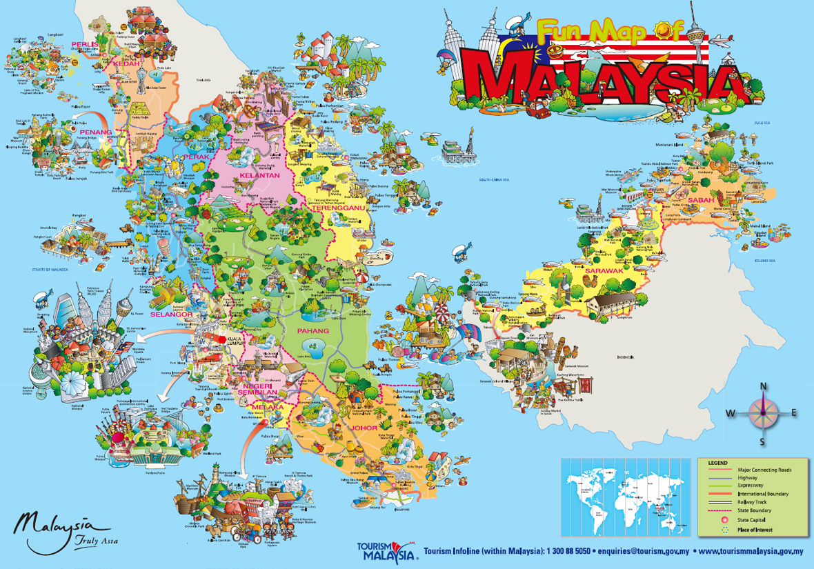malaysia map
